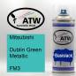 Preview: Mitsubishi, Dublin Green Metallic, FM3: 400ml Sprühdose, von ATW Autoteile West.
